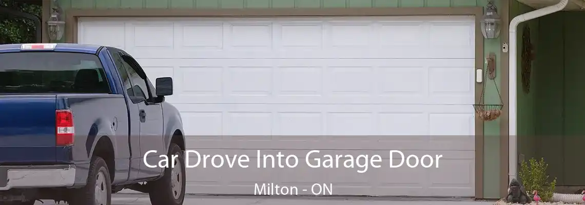 Car Drove Into Garage Door Milton - ON