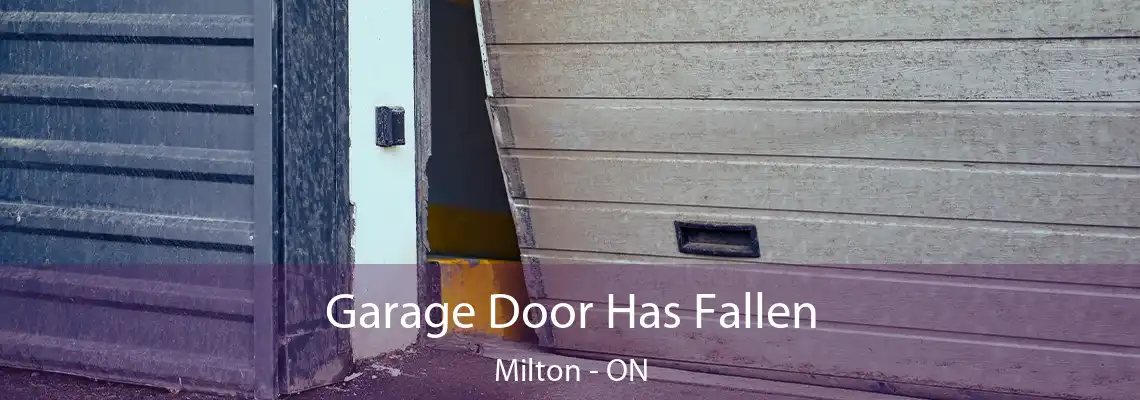 Garage Door Has Fallen Milton - ON