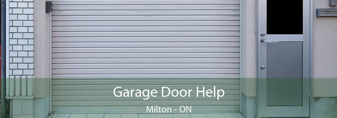 Garage Door Help Milton - ON