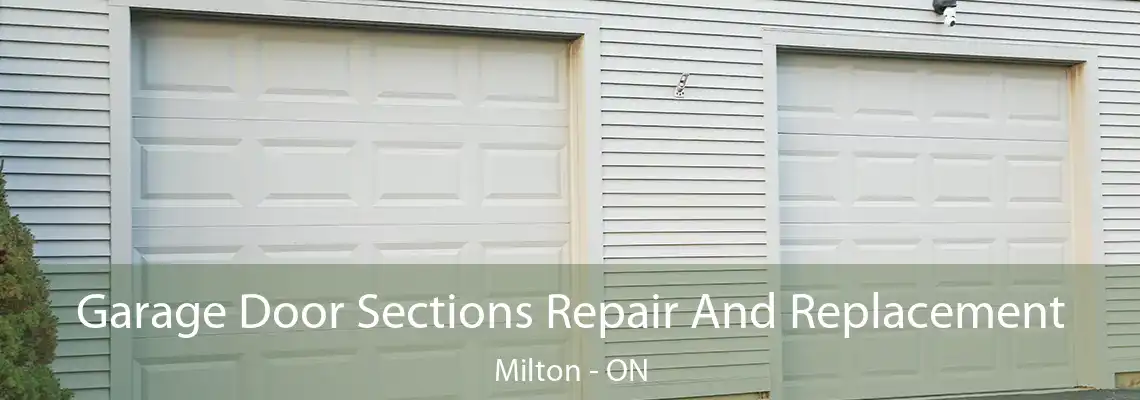 Garage Door Sections Repair And Replacement Milton - ON