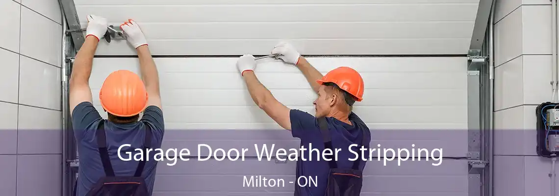 Garage Door Weather Stripping Milton - ON
