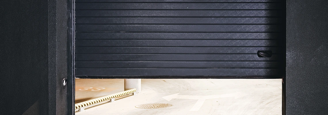 Residential Black Garage Door Installation in Milton, ON
