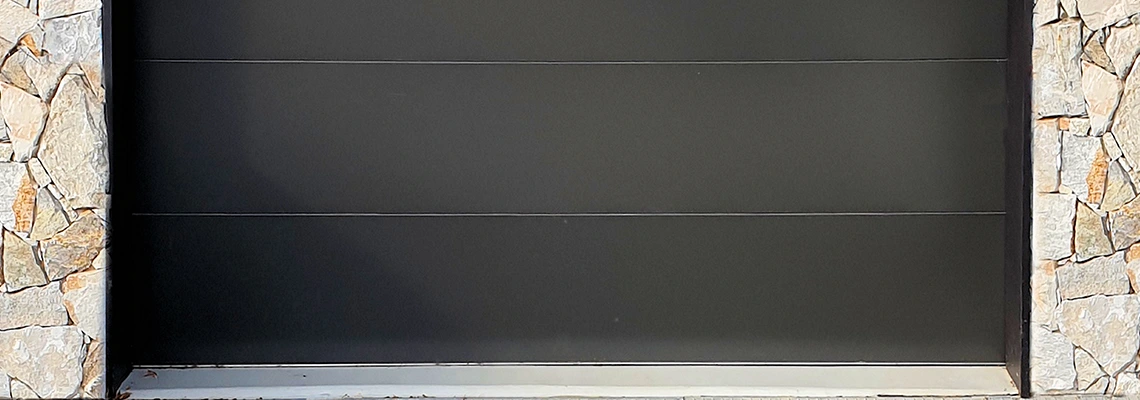Overhead Black Garage Door Installation in Milton, Ontario